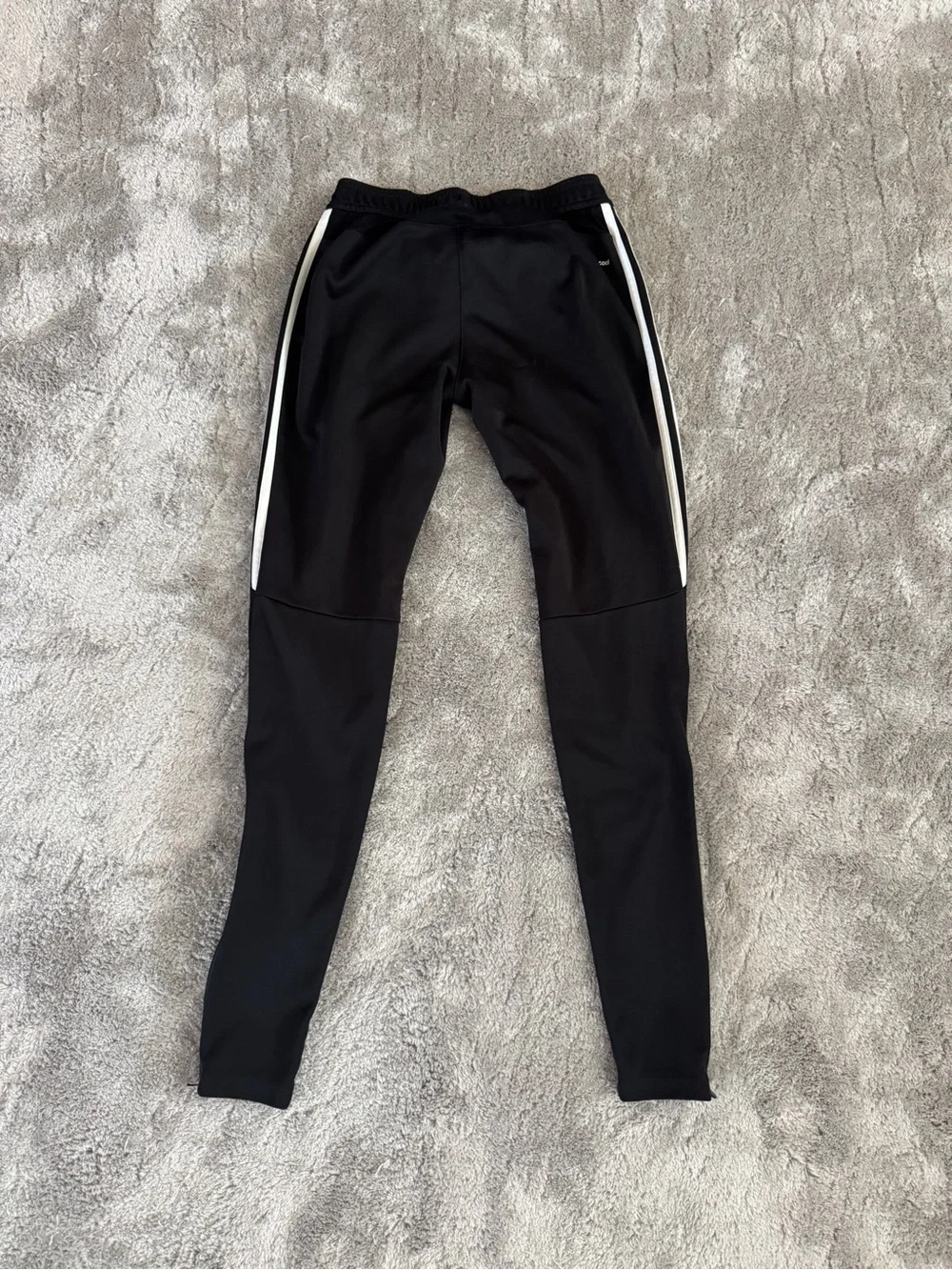 Adidas Black & White Stripe Cimacool Track Pants